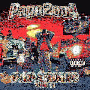 The album cover for Papo2oo4's mixtape, 'Papaholic, Vol. 1.'